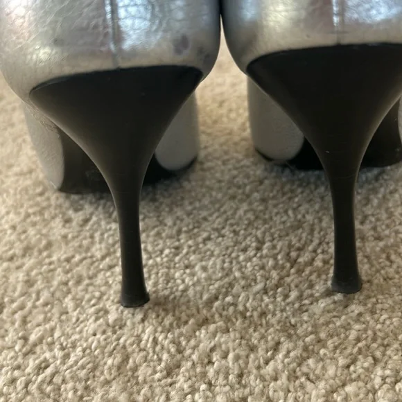 Stuart Weitzman Outwest Metallic calfskin stiletto western boot - Picture 10 of 14